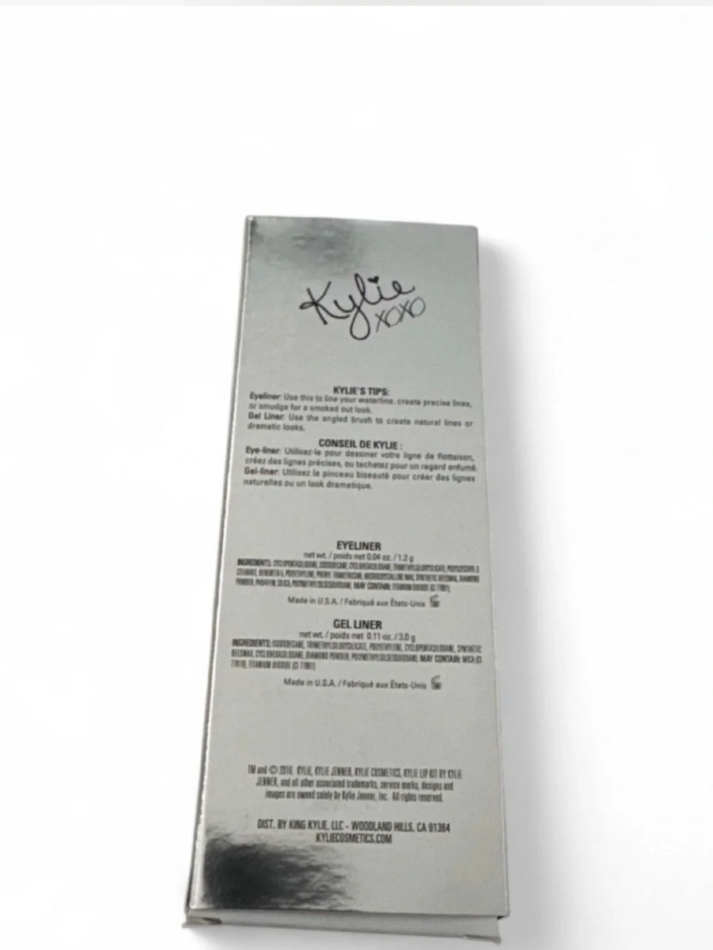 Kylie Cosmetics Kyliner eyeliner and Gel Eyeliner - Holiday edition